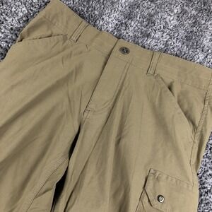 Kuhl Renegade Convertible Stealth Pants Mens 32x34 Beige Cargo Hiking Zip Off